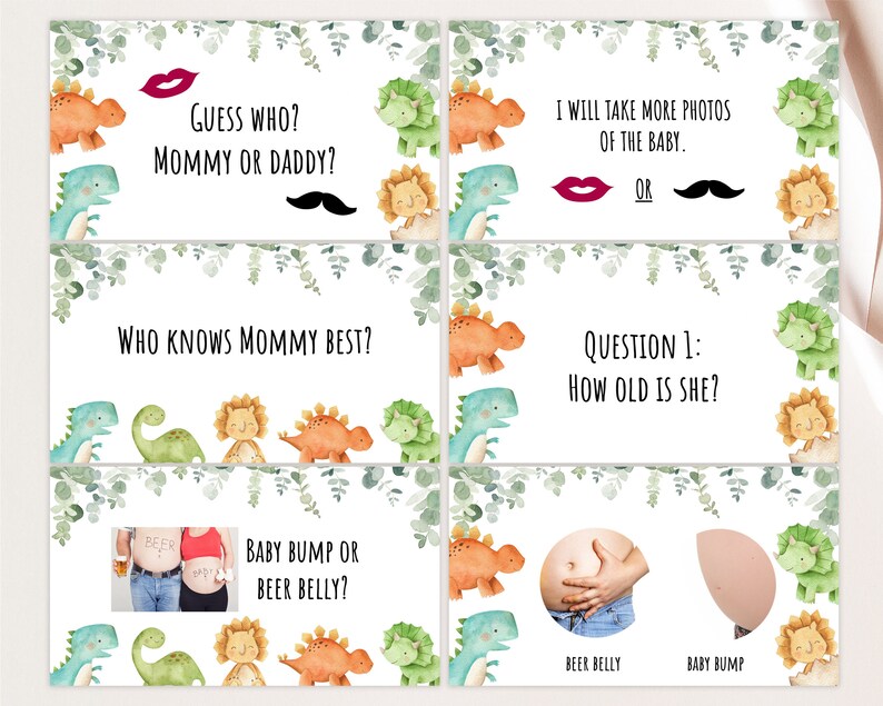 Virtual Baby Shower Games Zoom Baby Shower Games Powerpoint Etsy