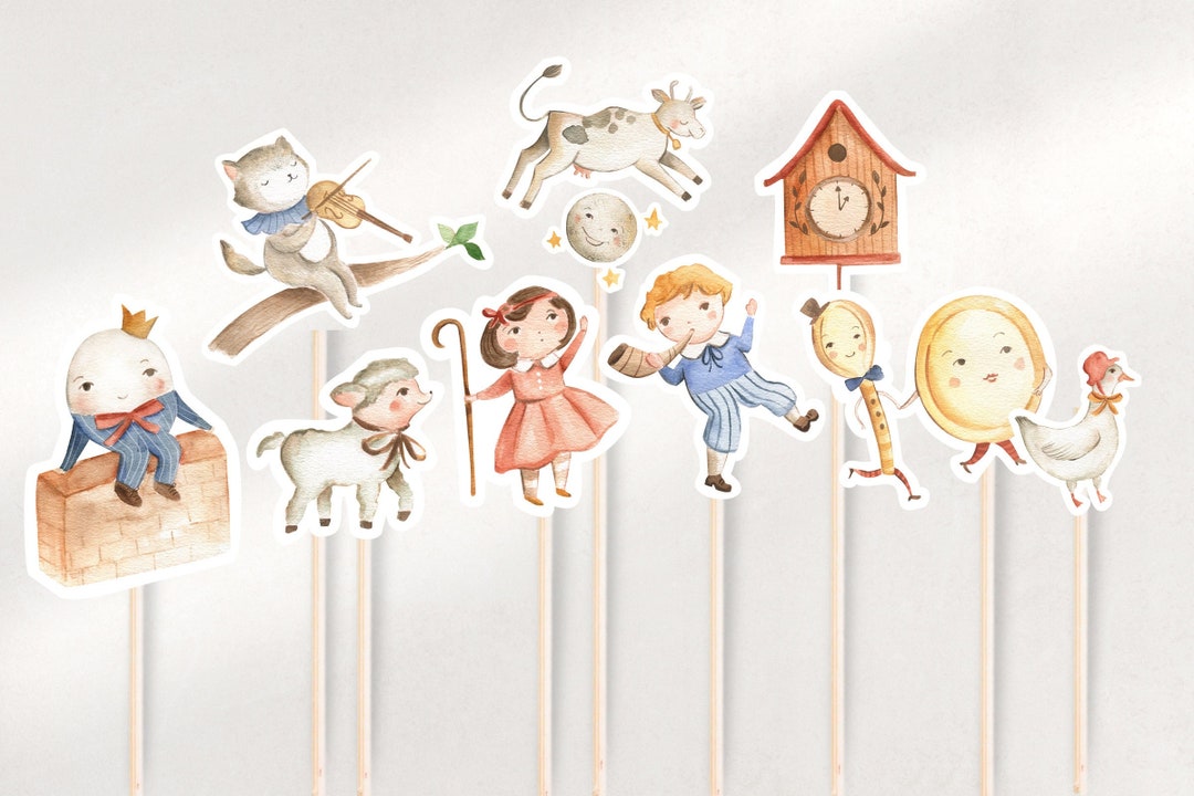 Nursery Rhyme Centerpieces Nursery Centrepieces Nursery Etsy