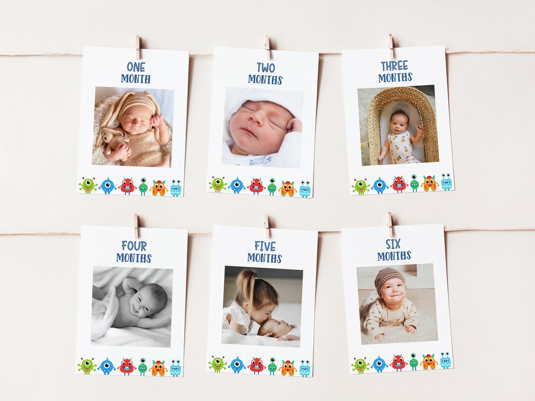 Editable First Birthday Photo Banner, 1st Birthday Photo Banner ...