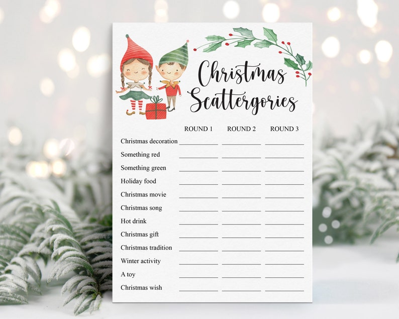 12 Christmas Games Bundle, Christmas Party Games, School Christmas Games, Office Christmas, Christmas Games Printable, Family Christmas image 7