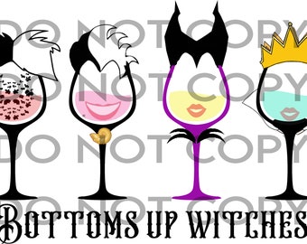 Free Free 229 Disney Villain Wine Glasses Svg SVG PNG EPS DXF File