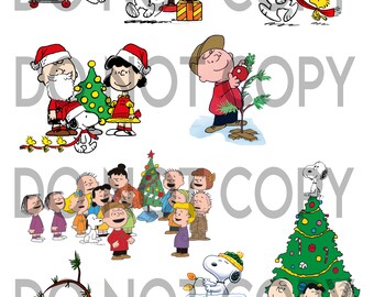 Snoopy Christmas Svg Etsy