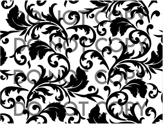 Download Floral Pattern Tooled Leather SVG PNG | Etsy