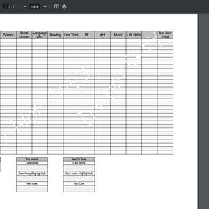 Homeschool Hours Log Printable - PDF Homeschool Hours Tracker