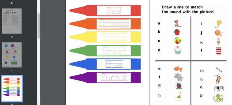Kindergarten Prep Printable Worksheets image 3