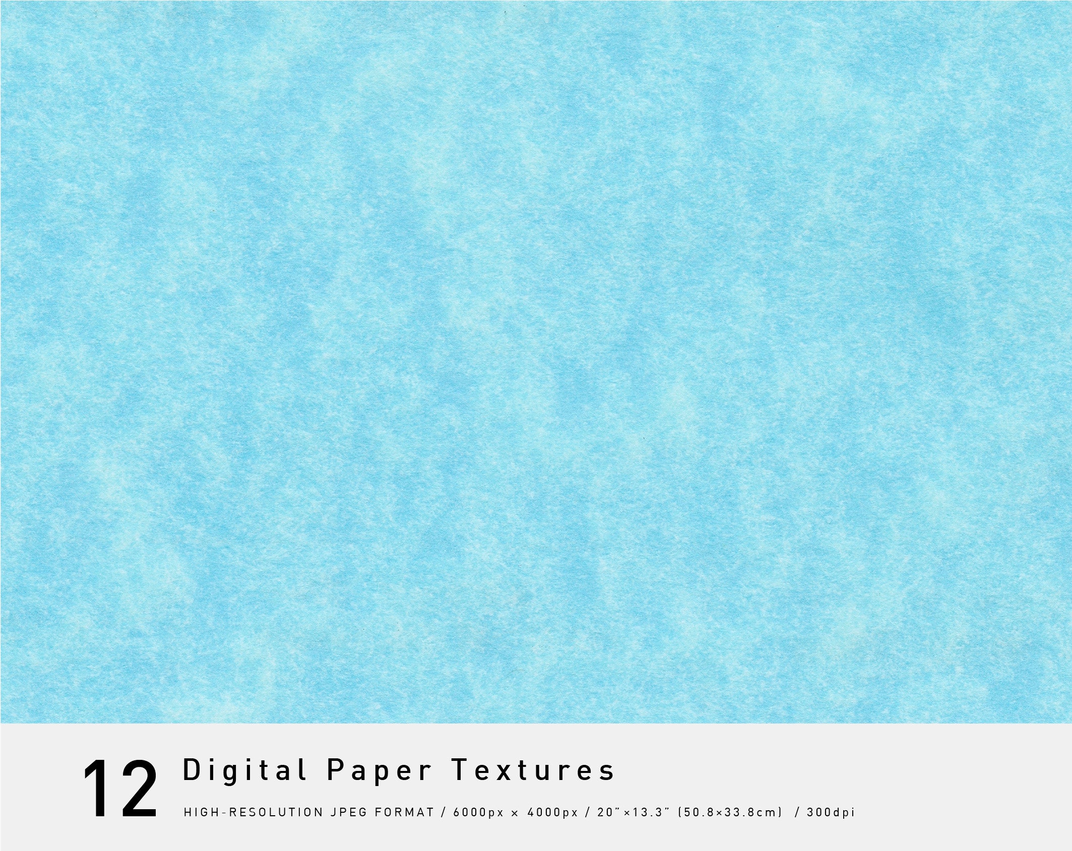 Sky blue Kraft paper Digital Paper set jpeg files printable | Etsy