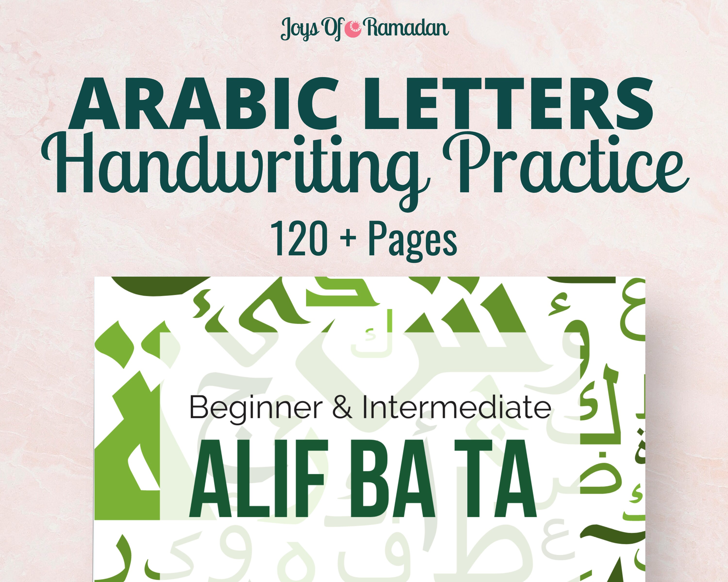 the arabic practice book : alif baa taa arabic calligraphy to read and  write quran, arabic alphabet letter for adult and beginners Learn to Write