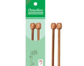 ChiaoGoo Single Point Dark Patina Knitting Needles (7") - Size 8