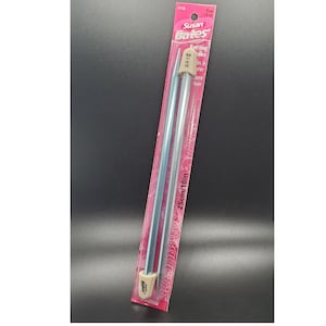 Susan Bates Silvalume Single Point Knitting Needles (10&quot;) - Size 13