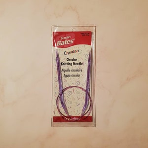 Susan Bates Silvalume Circular Knitting Needles (29&quot;) - Size 8