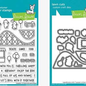Coaster Critters Stamps and Cutting Dies