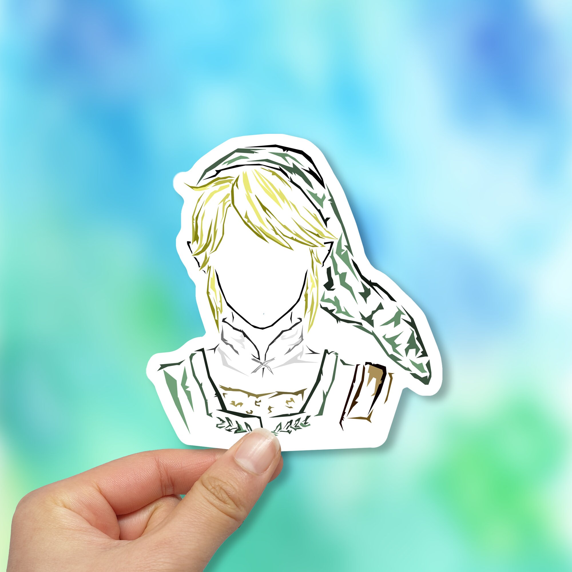 Legend of Zelda Link Vinyl Sticker Etsy Australia