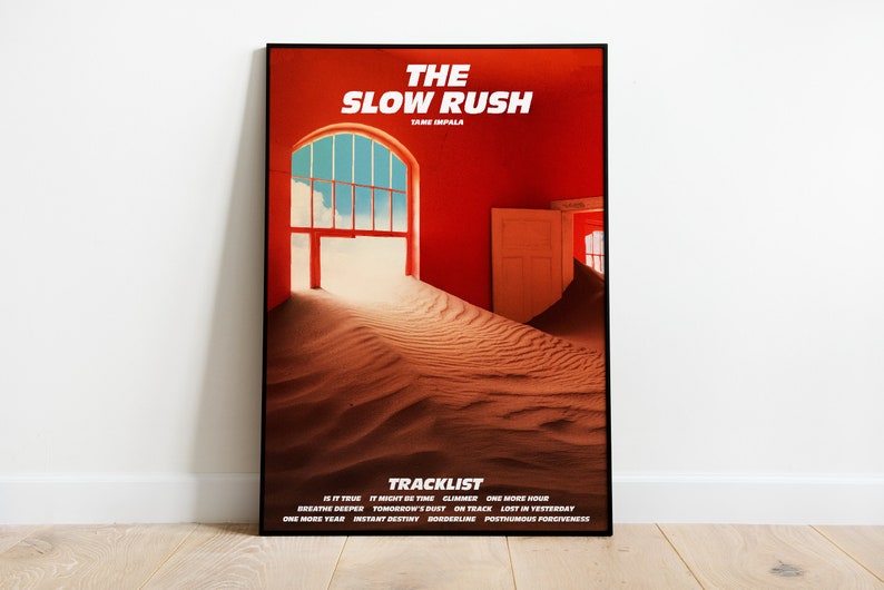 Tame Impala The Slow Rush Album Cover Poster A5 Etsy