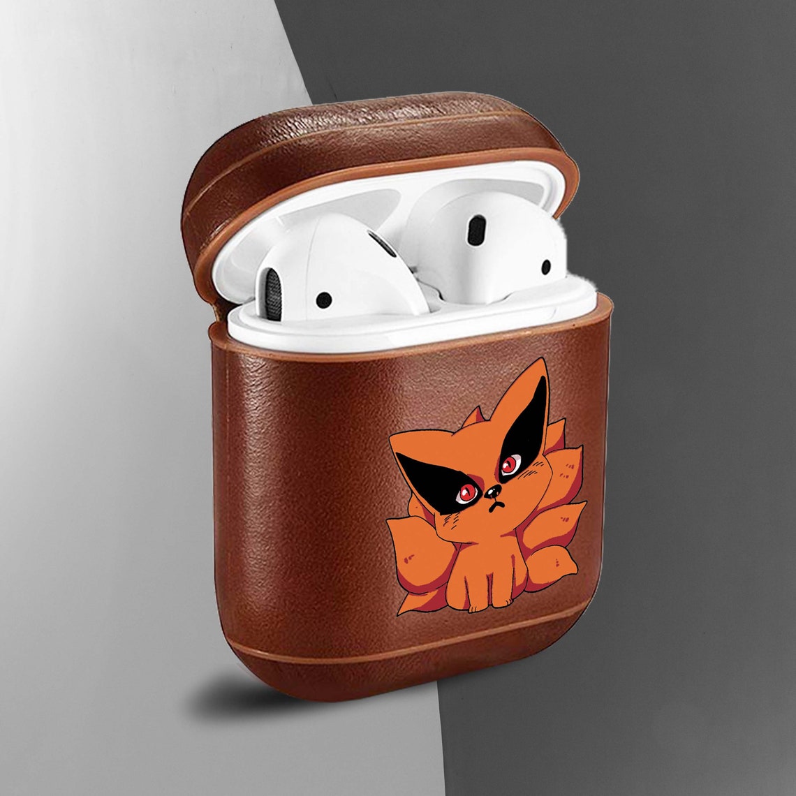 AirPods Case Anime Airpods Cover Fox Apple Airpods Case Kumiho Etsy