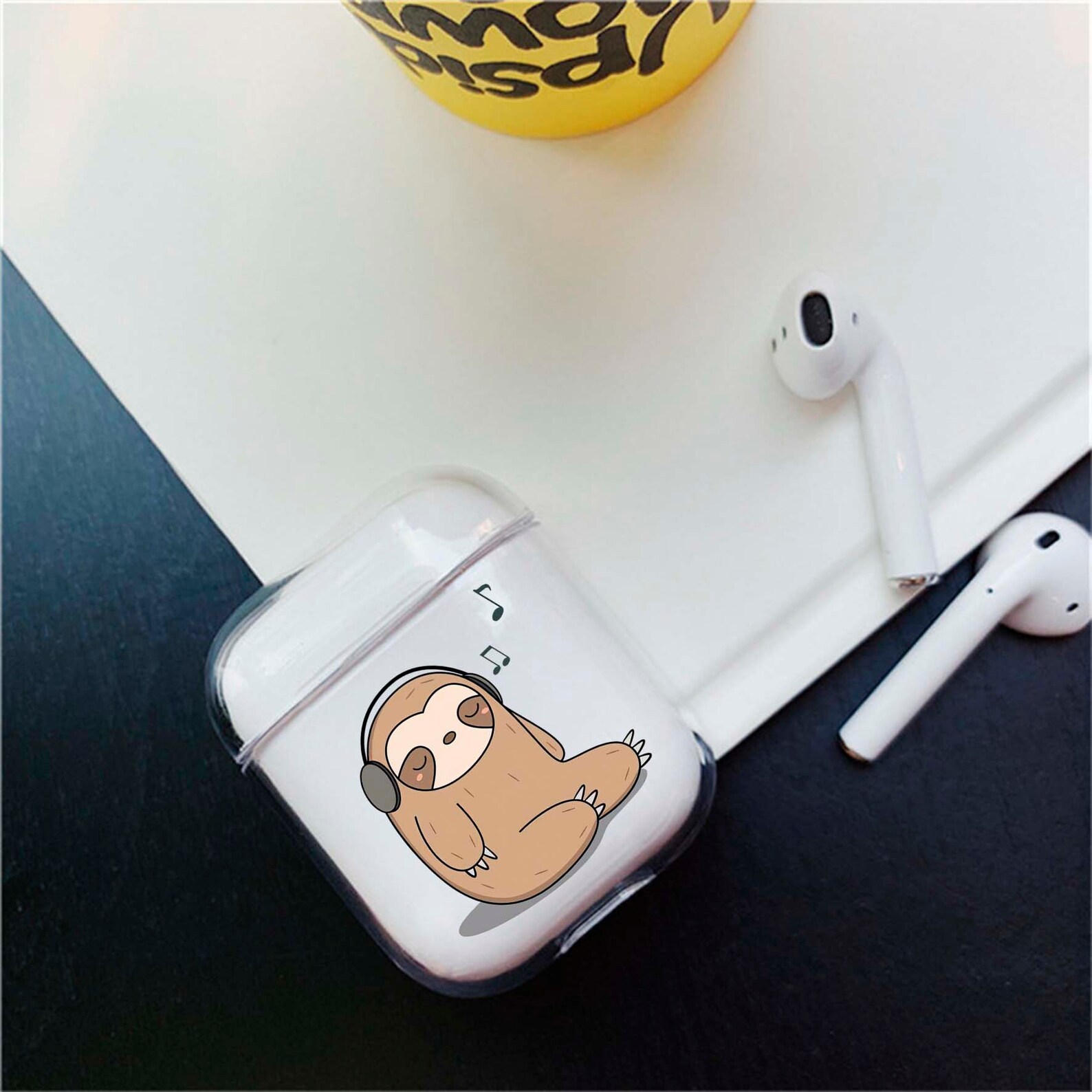 AirPods case Sloth Plastic AirPods cover kawaii sloth AirPods Etsy