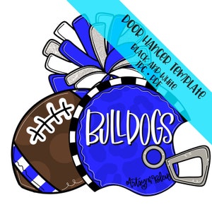 TEMPLATE Door Hanger: Football