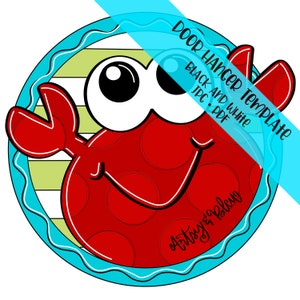 TEMPLATE Door Hanger: Crab