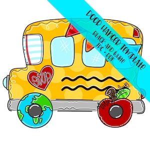 TEMPLATE Door Hanger: School Bus