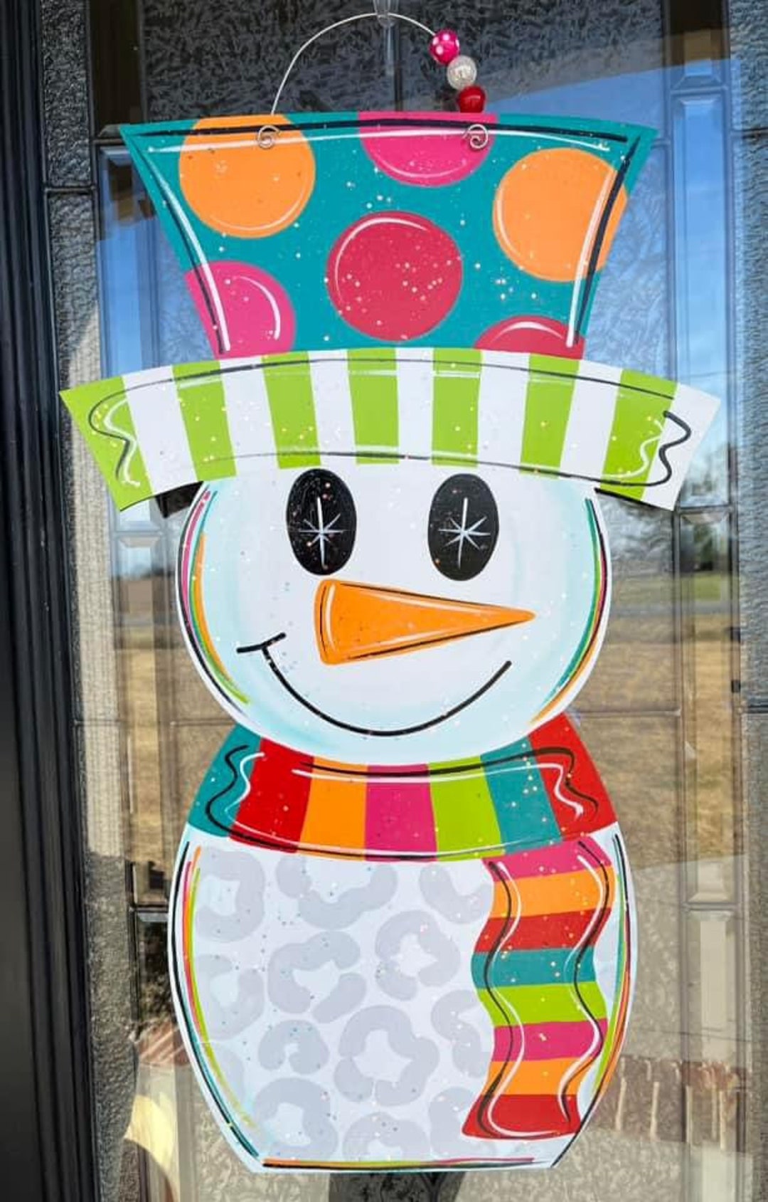 Snowman Door Hanger - Etsy