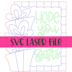 SVG Laser File: Christmas Gifts