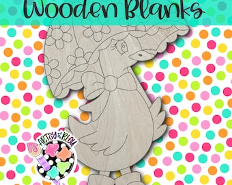 Wooden Blank: Spring Goose