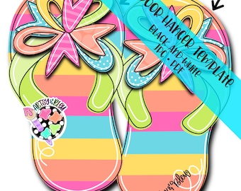 Vorlage für Türschild: FlipFlops