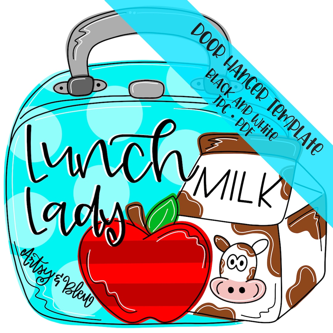 TEMPLATE Door Hanger: Lunch Box - Etsy