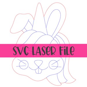 SVG Laser File: Unicorn Bunny