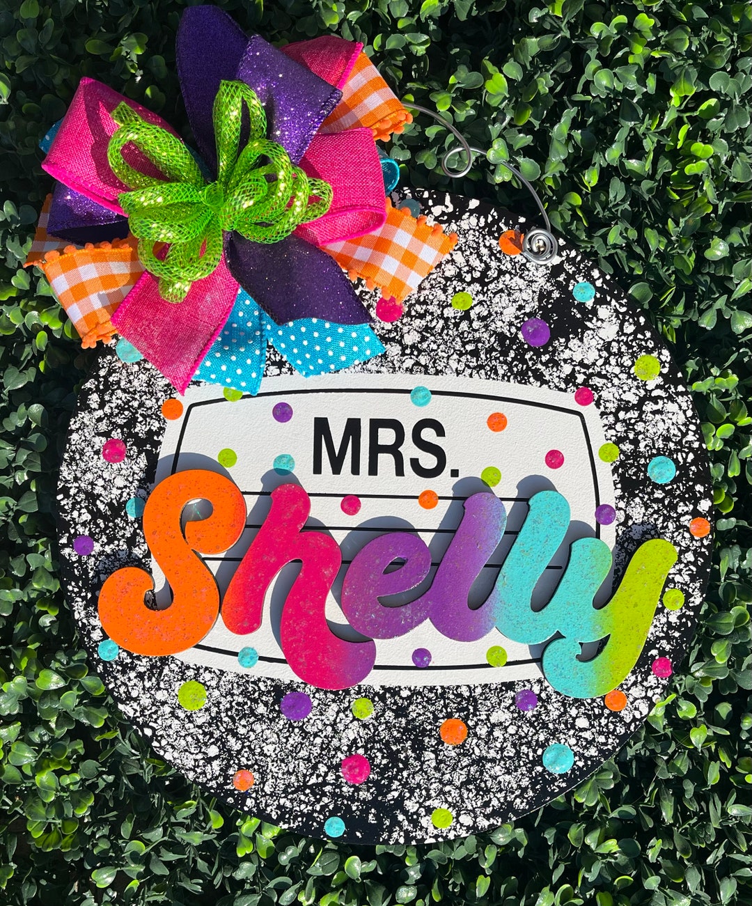 Teacher Composition Notebook Door Hanger Etsy