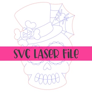 SVG Laser File: Skeleton