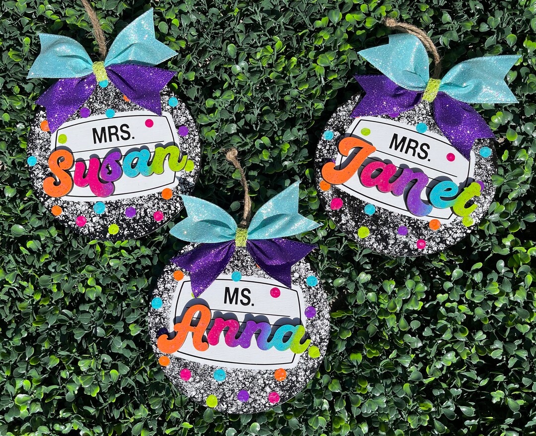 Ornament Teacher Composition Notebook Ornament Etsy