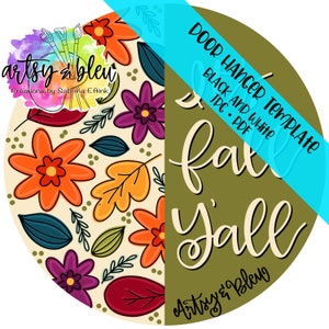 Door Hanger TEMPLATE: It’s Fall Y’all