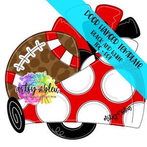 TEMPLATE Door Hanger: Football Cheer