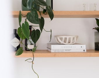 Floating Shelf in Blonde Oak