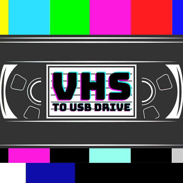 VHS to USB Flash Drive Home Movies Video Digital Conversion - Fast Delivery, Professional Service