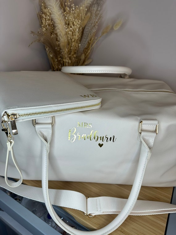 Personalised Holdall Weekend Bag Bride to Be Bag Minimoon Honeymoon Hen Party Holdall Hospital Bag Mummy to Be Overnight Bag Etsy Israel
