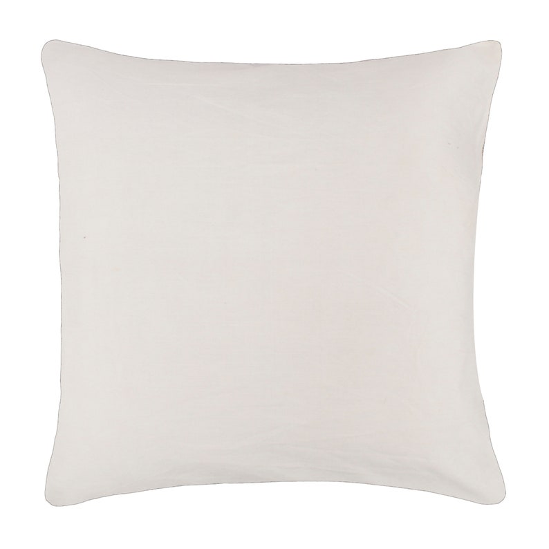 White Art Silk Beaded 16x16 18x18 20x20 22x22 24x24 26x26 Hand Embroidered Decorative Throw Pillow Cover for Couch /& Bedroom TC087