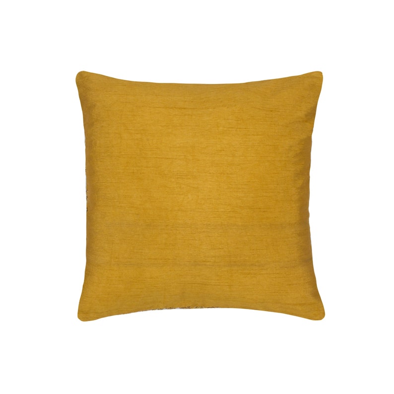 Show Stopper Mustard Yellow Beaded Moroccan 16x16 18x18 20x20 22x22 24x24 26x26 Hand Embroidered Decorative Throw Pillow Covers for Couch