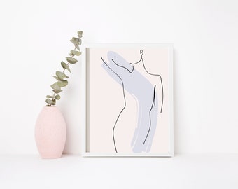 Female Silhouette Printable Wall Art