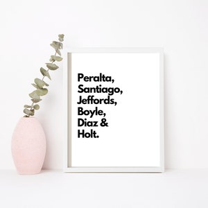 Brooklyn Nine-Nine Printable Wall Art Set