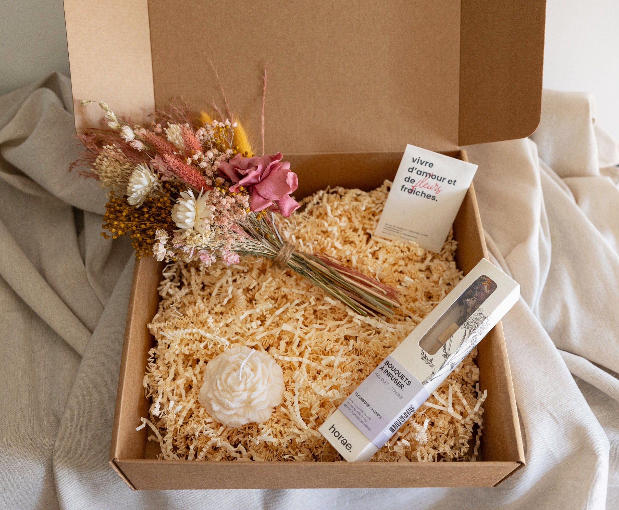 Graines de fleurs pour bouquets dans un box complète