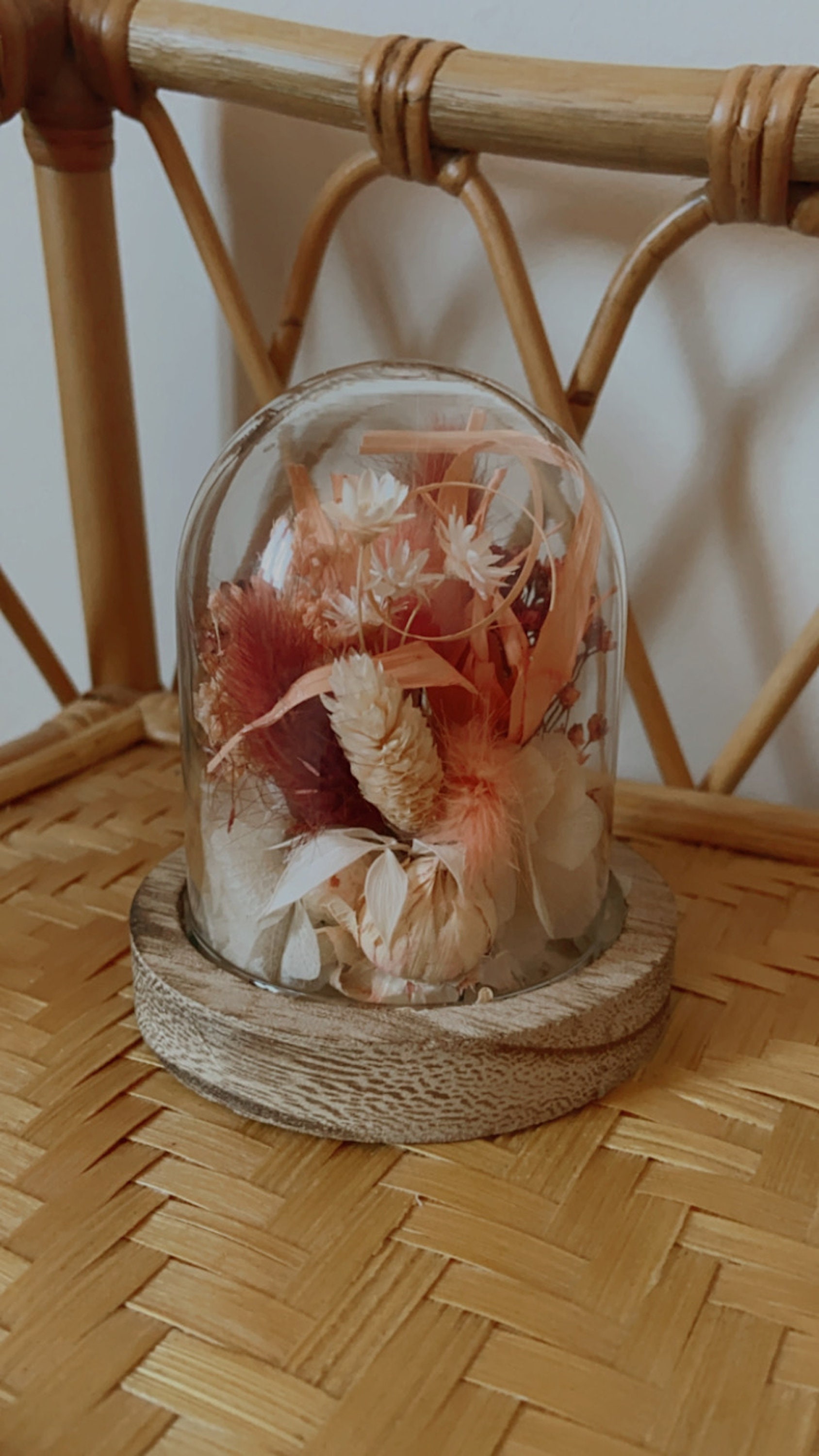 Cloche Fleurs Séchées Taille Xs