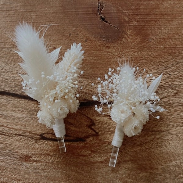 Boutonnieres dried flowers PURE wedding accessories and other events.Bouquets, Combs, crowns, buttonholes, bracelets, barrettes..