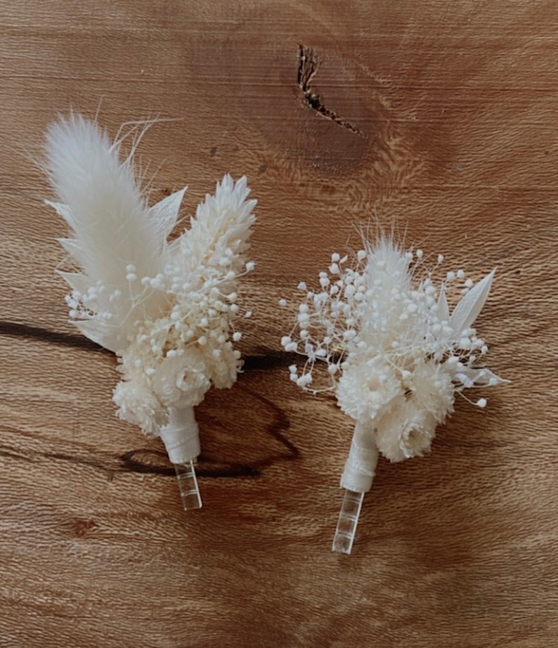 PURE collection wedding accessories dried flowers. Bouquets, combs, crowns, buttonholes, bracelets, barrettes.. image 5