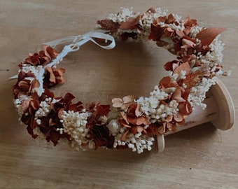 Dried flower crowns SUMMER wedding accessories, other events. Bouquets, combs, crowns, buttonholes, bracelets, barrettes...