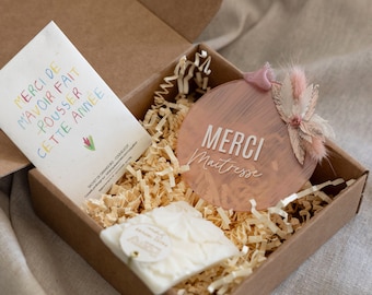 Box cadeau Maitresse, ATSEM, Nounou "TEACHER BOX"