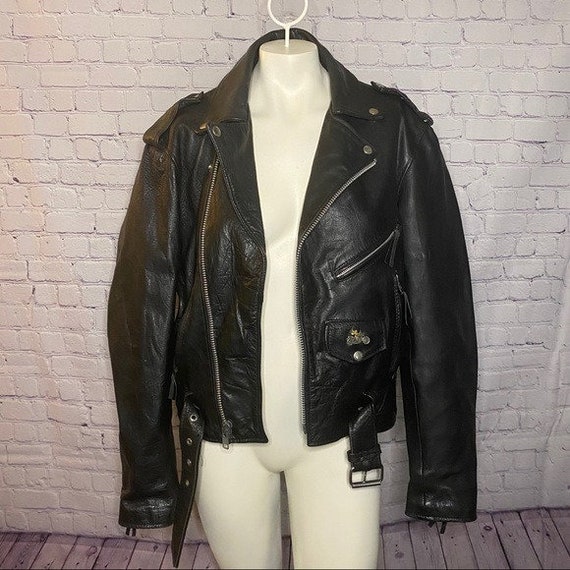 Unik Leather Womens Motorcycle Jacket Size 38 - Etsy