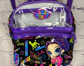 lisa frank clear backpack