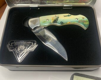 Signature Series North American Fishing Club Collectors Knife W/  Certificate 