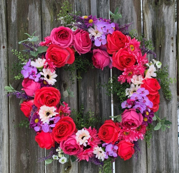 Large Spring Summer Wreaths